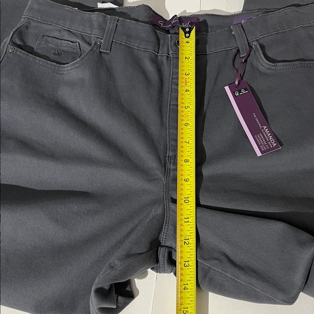 Gloria Vanderbilt Amanda Slimming Jean Heritage Fit Tapered Classic Rise 18P NEW - Picture 4 of 7